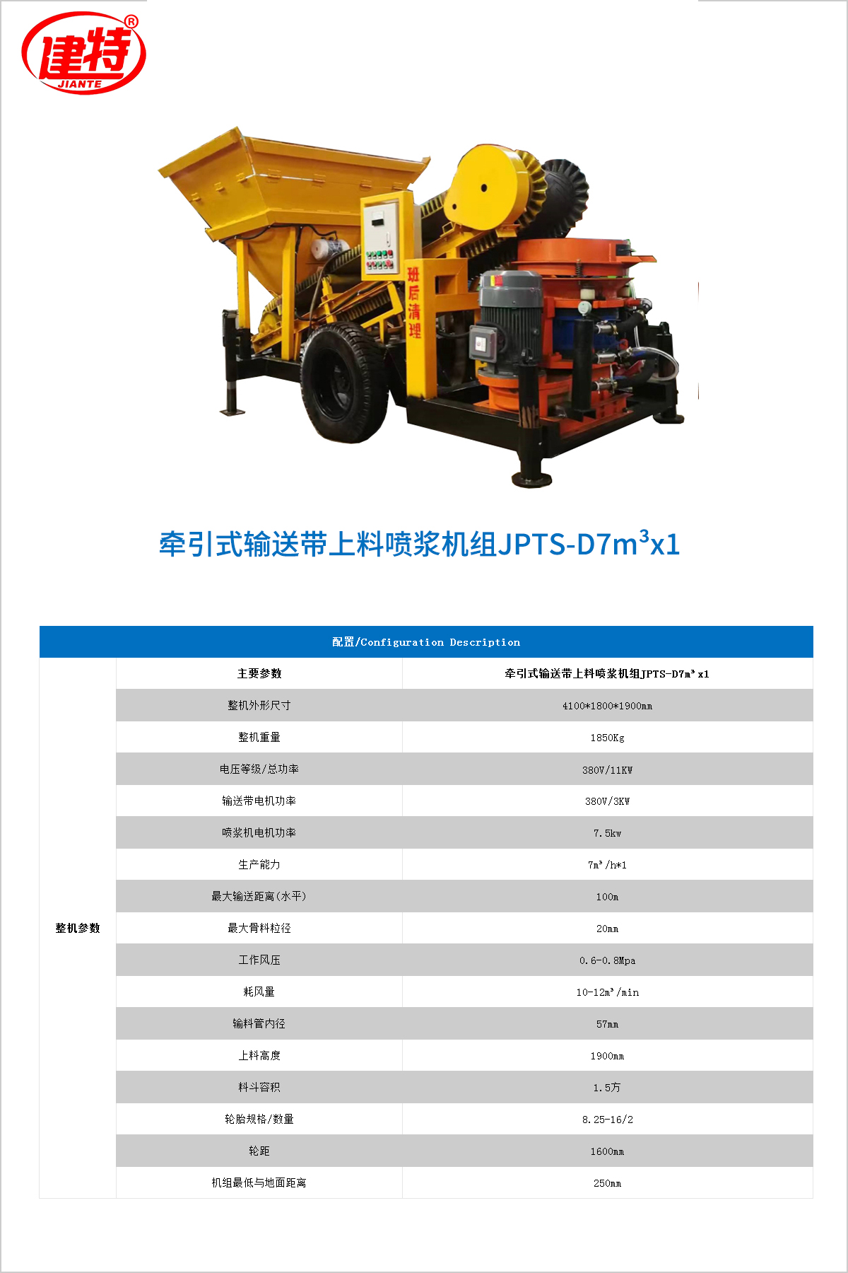 10-牽引式輸送帶上料噴漿機(jī)組JPTS-D7m³x1 .jpg